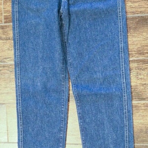 Vintage 1980S Lee Tapered Rider Jeans Blue Stone Wash Junior 5 Long ...