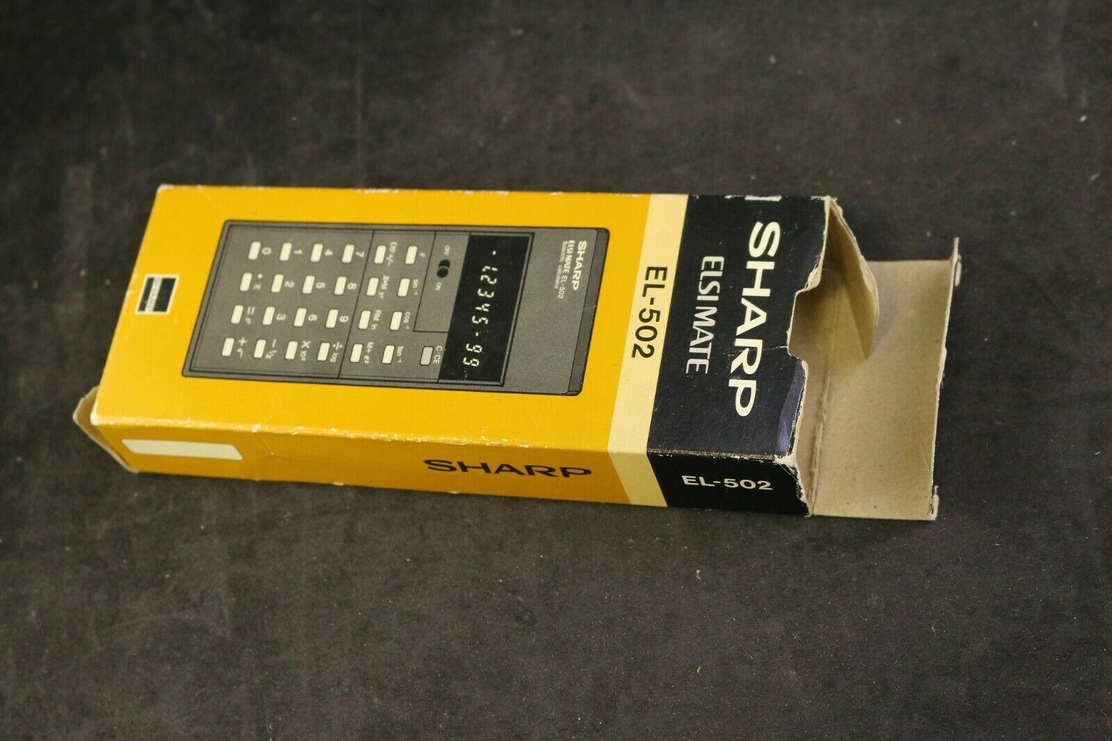 Vintage 1975 Sharp El-502 Elsi-mate Calculator -vfd Display - W
