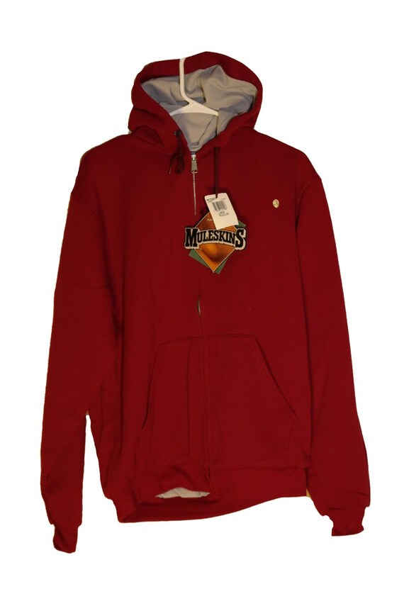 Vintage Muleskins by Carhartt Full Zip Large Dark