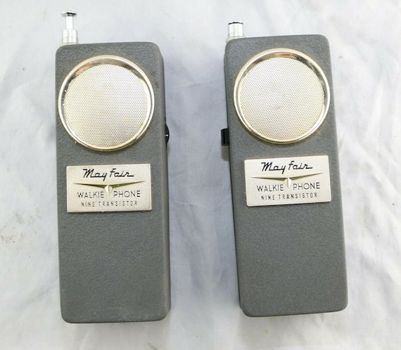 Vintage 1960s May Fair Walkie Talkies walkie Phone Radios W - Etsy