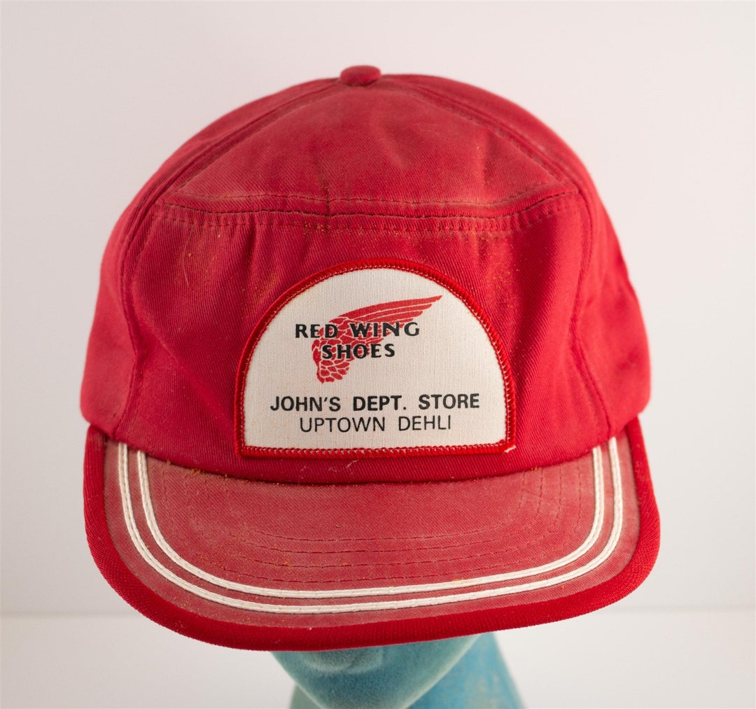 新品　デッドストック　レッドウィングRED WING キャップ 激レア90s デッドストック☆RED WING レッドウィング 羽根刺繍