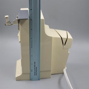 Dazey Electric Can Opener / Knife Sharpener Vintage 1976 Wood Grain / Beige immagine 8