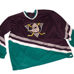 Anaheim Mighty Ducks jersey CCM NHL Weiß Walt Disney S/M/L/XL/XXL