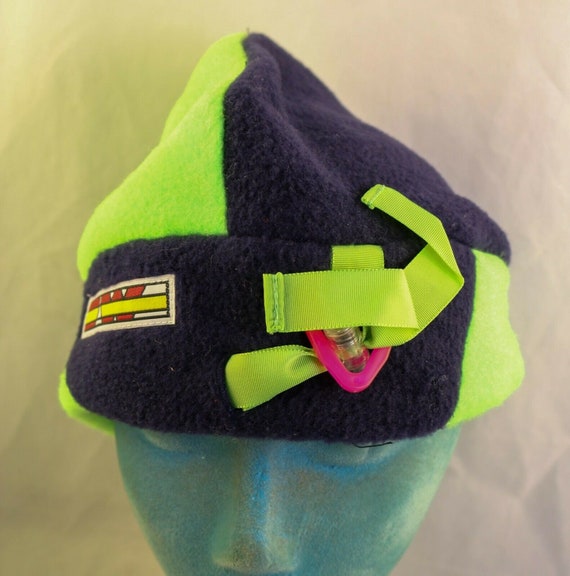 Vintage 1990S Kombi Neon Green / Blue Ski Stockin… - image 2