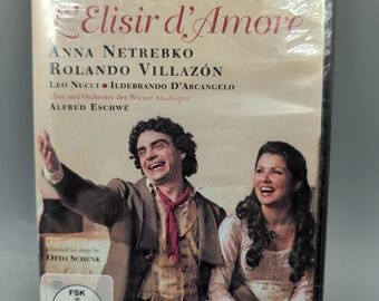 L'Elisir d'Amore dvd, Anna Netrebko Rolando Villazon, Vienna State Opera, Virgin Classics, Donizetti Opera