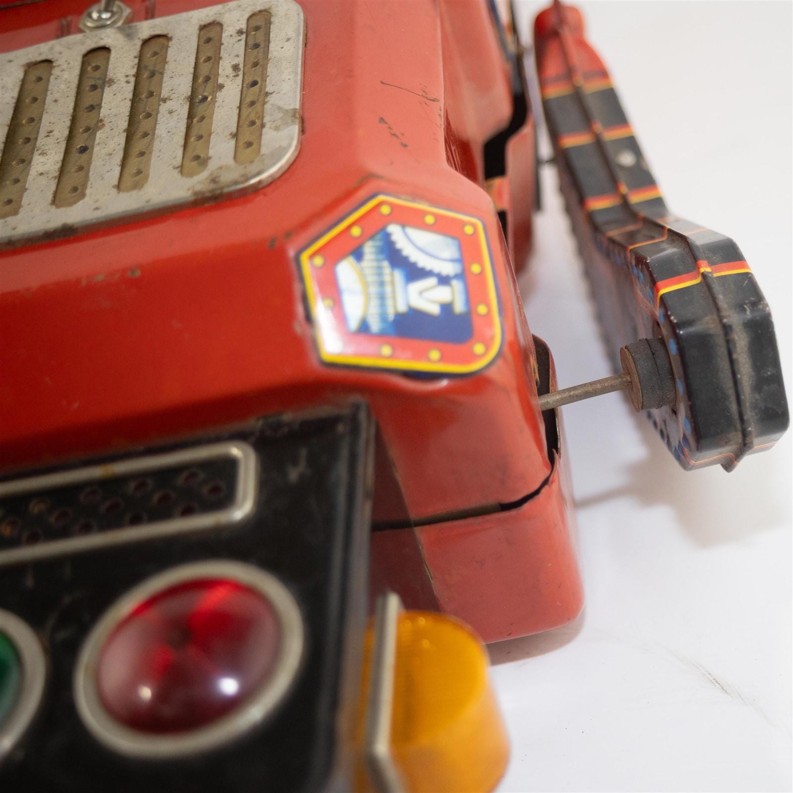 Giant Sonic Train Robot Gang of Five Tin Toy Masudaya Japan 1960s