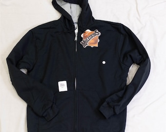 Vintage 1990s Carhartt Full Zip Embroidered Hoodie / 90s Hoodie