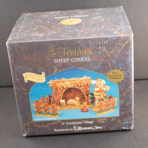 Roman Fontanini Sheep Corral for 5&quot; Nativity, 55538 (Retired)