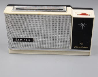 Seminole Transistor Radio Model 1000 10 Transistor Japan Vintage 1960s