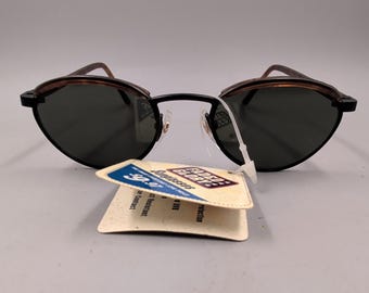 Faded Glory Sunglasses, 90s Y2K Tortoise Browline, New with Original Wal-Mart Tags, Discontinued