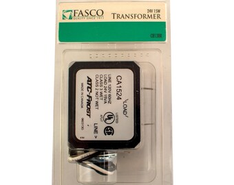 Vintage Fasco ATC-Frost Doorbell Chime Transformer 24V 15W -Made in Canada