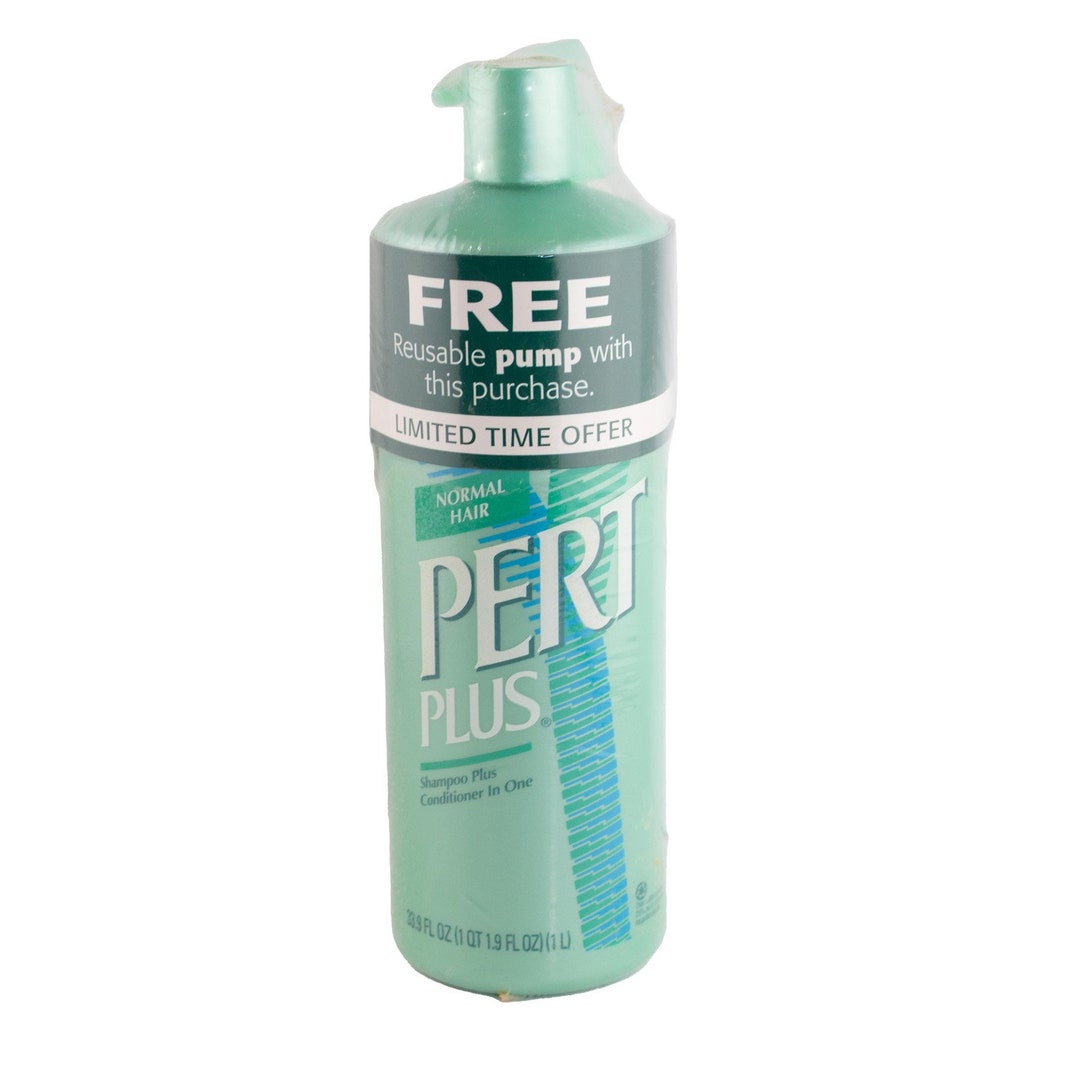 Vintage Mid 1990s Pert Plus Shampoo Conditioner Large Bottle Etsy