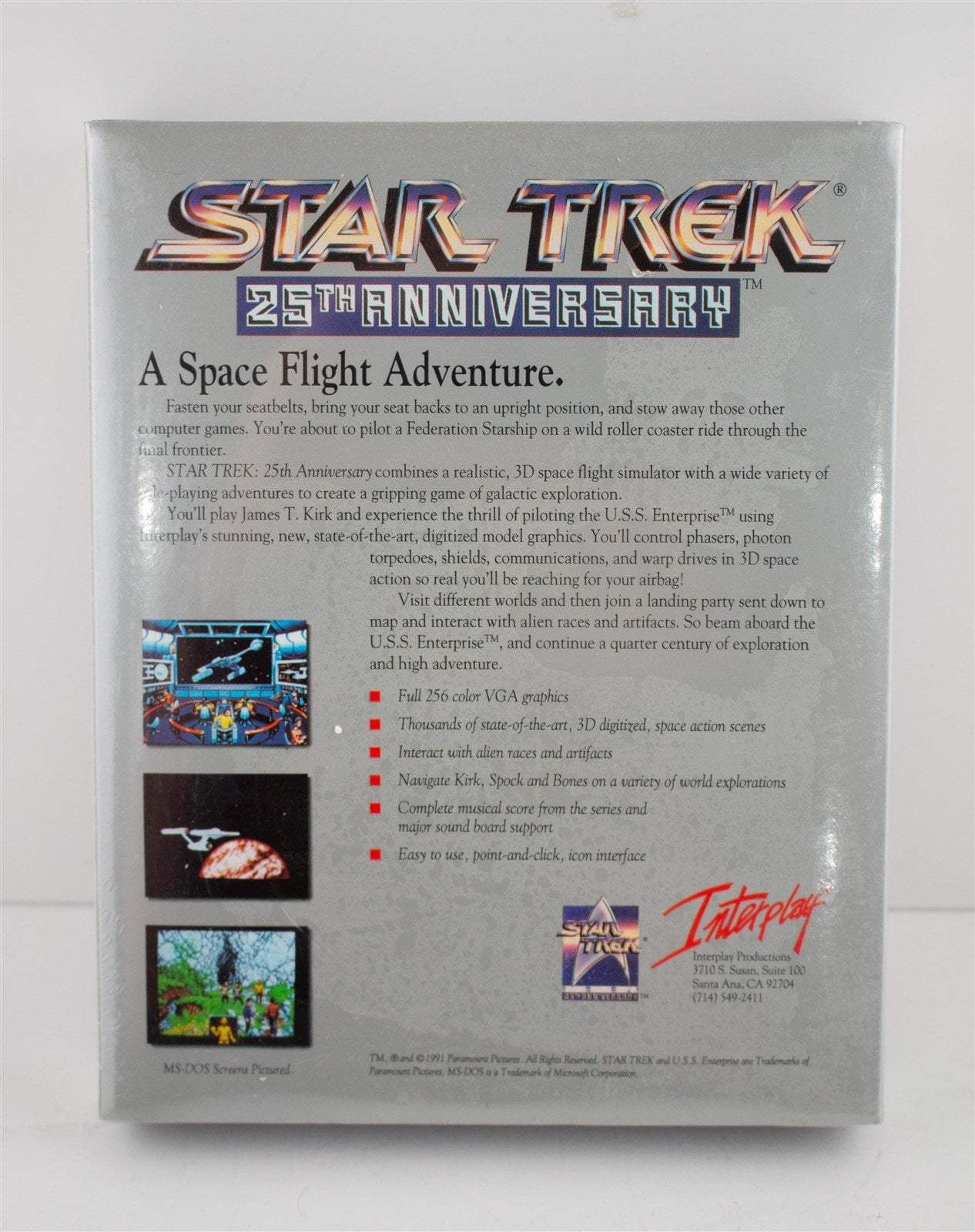 Star Trek: 25th Anniversary (interplay, Ms-dos, 1991) PC Big