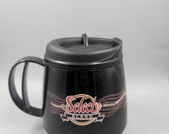 QuikTrip Select Blend Coffee Mug, Vintage 20 oz Black Insulated Gas Station Travel Mug, Made in usa