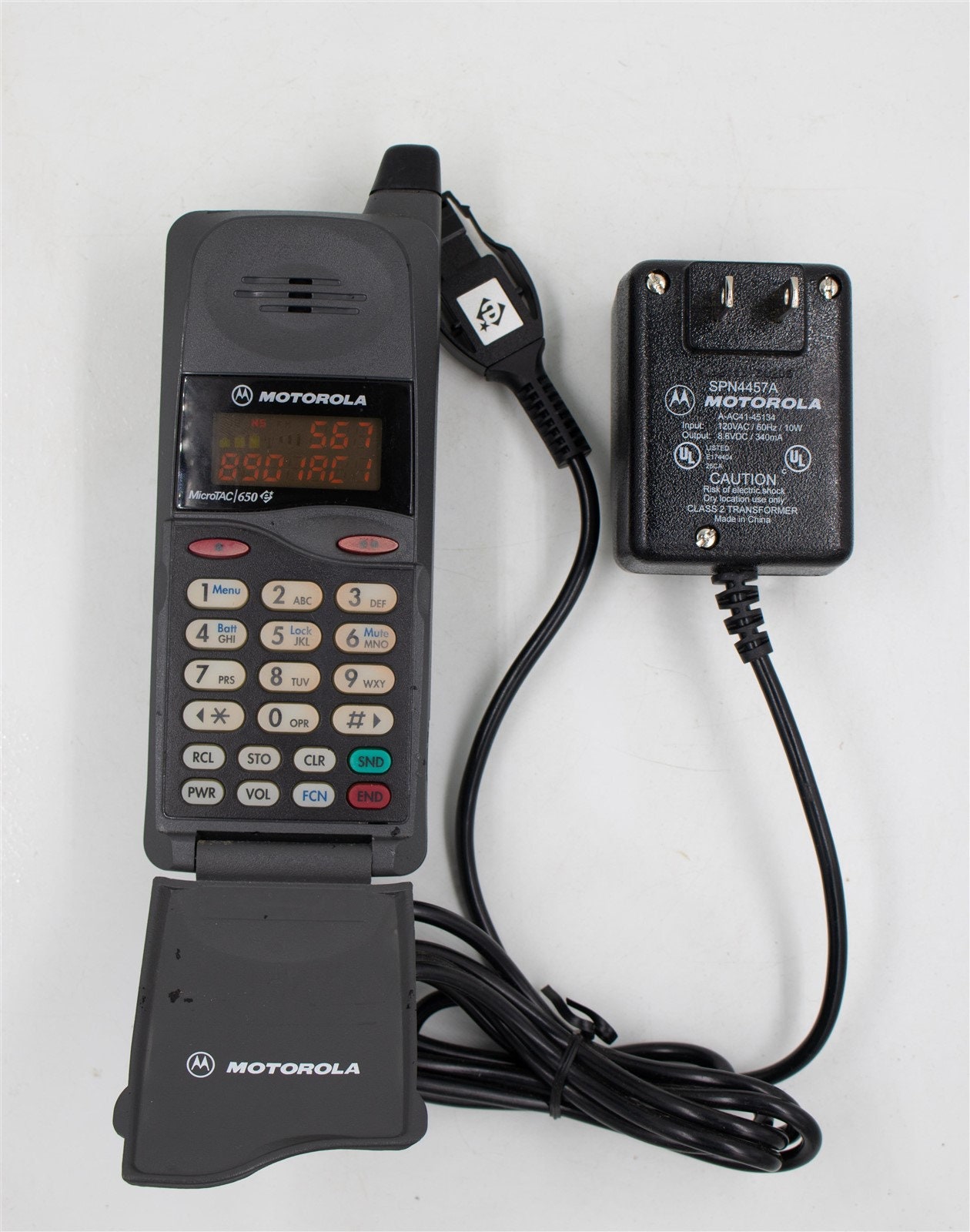 Vintage 1990s Motorola MicroTAC 650e Large Flip Bottom Cell Etsy