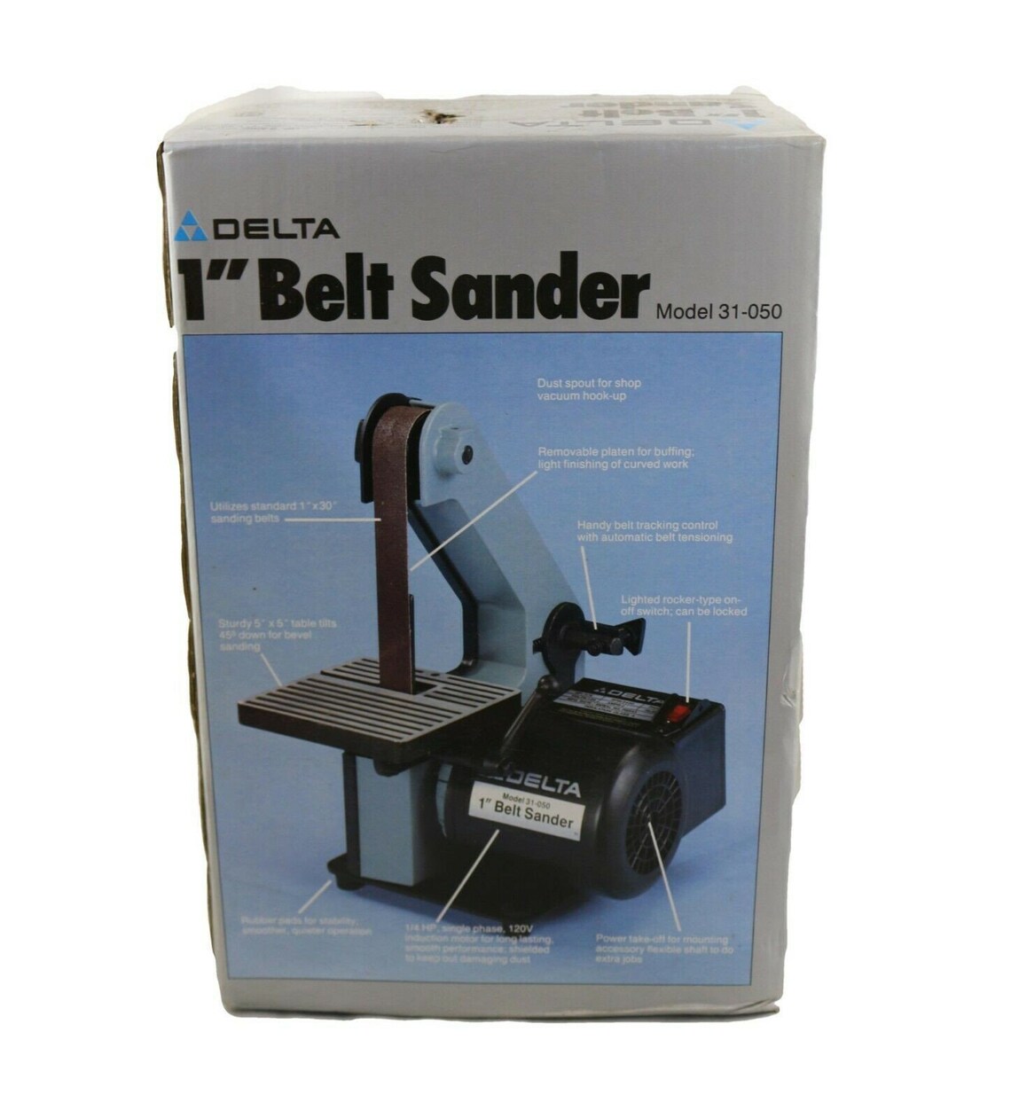 Delta Model 31050 1 Inch Belt Sander Vintage Etsy