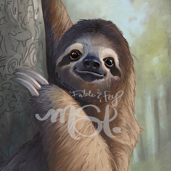 Lifelike sloth cheap