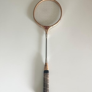Vintage Wooden Badminton Tennis Racket