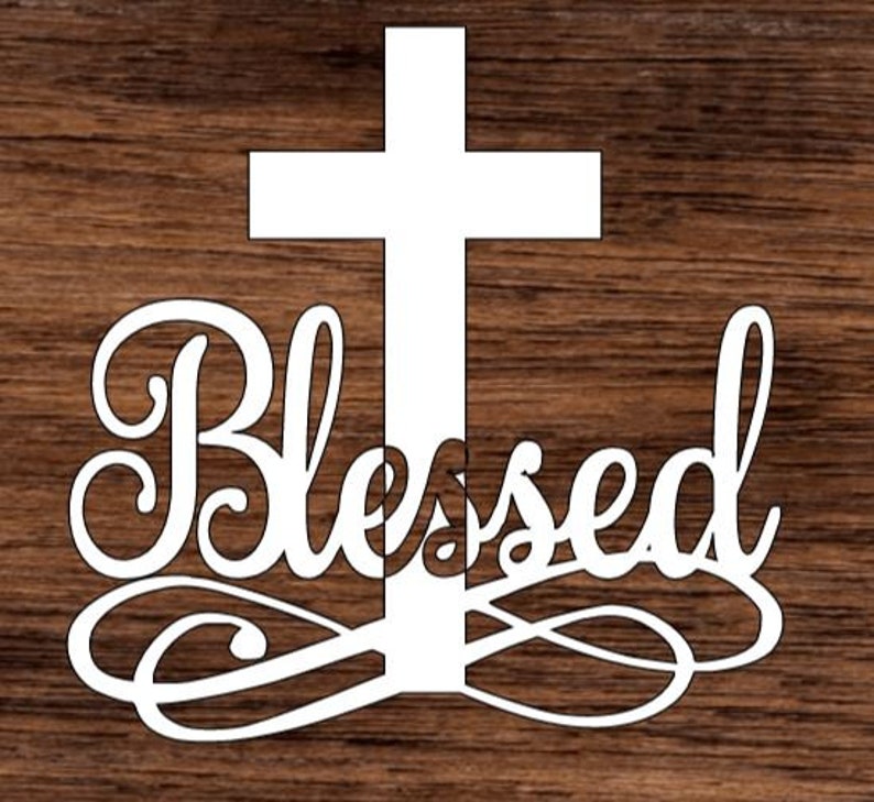 Blessed Car Decal Window Decal Vinyl Decal Etsy