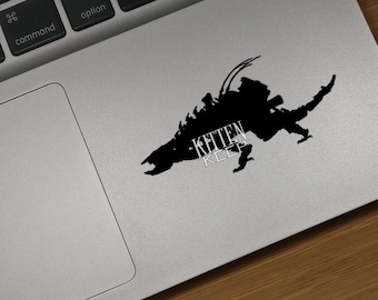 Horizon Thunderjaw Silhouette Vinyl Decal | Zero Dawn | Forbidden West | Hephaestus Machines | Aloy | Gamer | Car, Phone, Laptop Decor