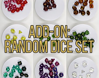 Add-On: Dice Set | You pick the color family!