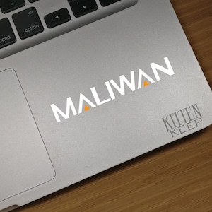 Borderlands Maliwan Logo Vinyl Decal | Borderlands Manufacturer Decals | Gamer | Car, Phone, Laptop Decor