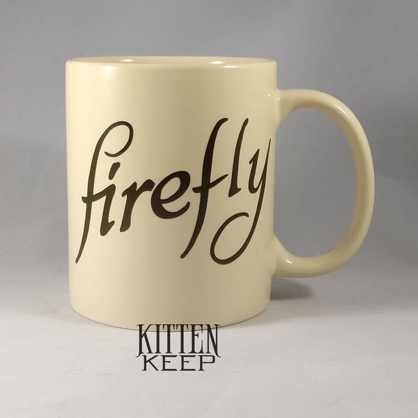 Firefly Logo Coffee Mug | Joss Whedon | Serenity | Captain Malcolm Reynolds, Zoe, Hoban Washburne, Jayne Cobb, Kaylee, River, Inara