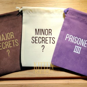 Clank! Catacombs Token Draw Bag Bundle | Minor Secrets, Major Secrets, Prisoners | Deck-Building | Board Game