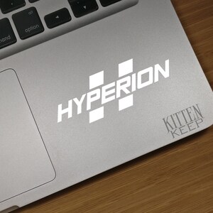Borderlands Hyperion Logo Vinyl Decal Borderlands Manufacturer Decals ...