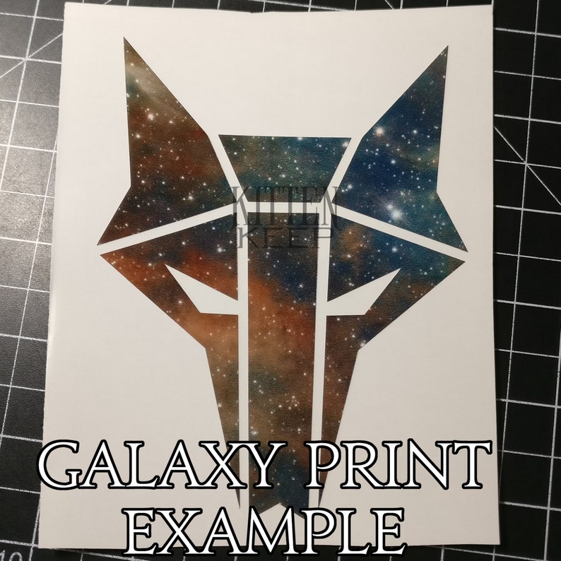 House Mars Sigil Vinyl Decal Red Rising Galaxy Print Etsy