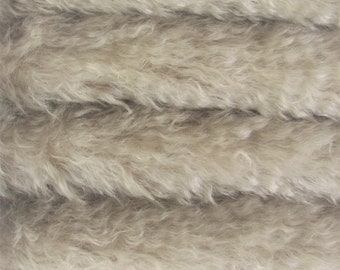 Dense German Viscose Fur Fabric 1/6 yd VIS1 Buttercup INTERCAL 6mm "Flat" Med 