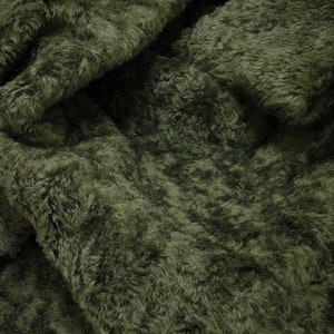 MOHAIR FABRIC 3/4&quot; (20 mm) 785S/C 1/6 yard (Fat) in Color 20S-Dark Green. A German Mohair Fur Fabric for Teddy Bear Making, Arts & Crafts