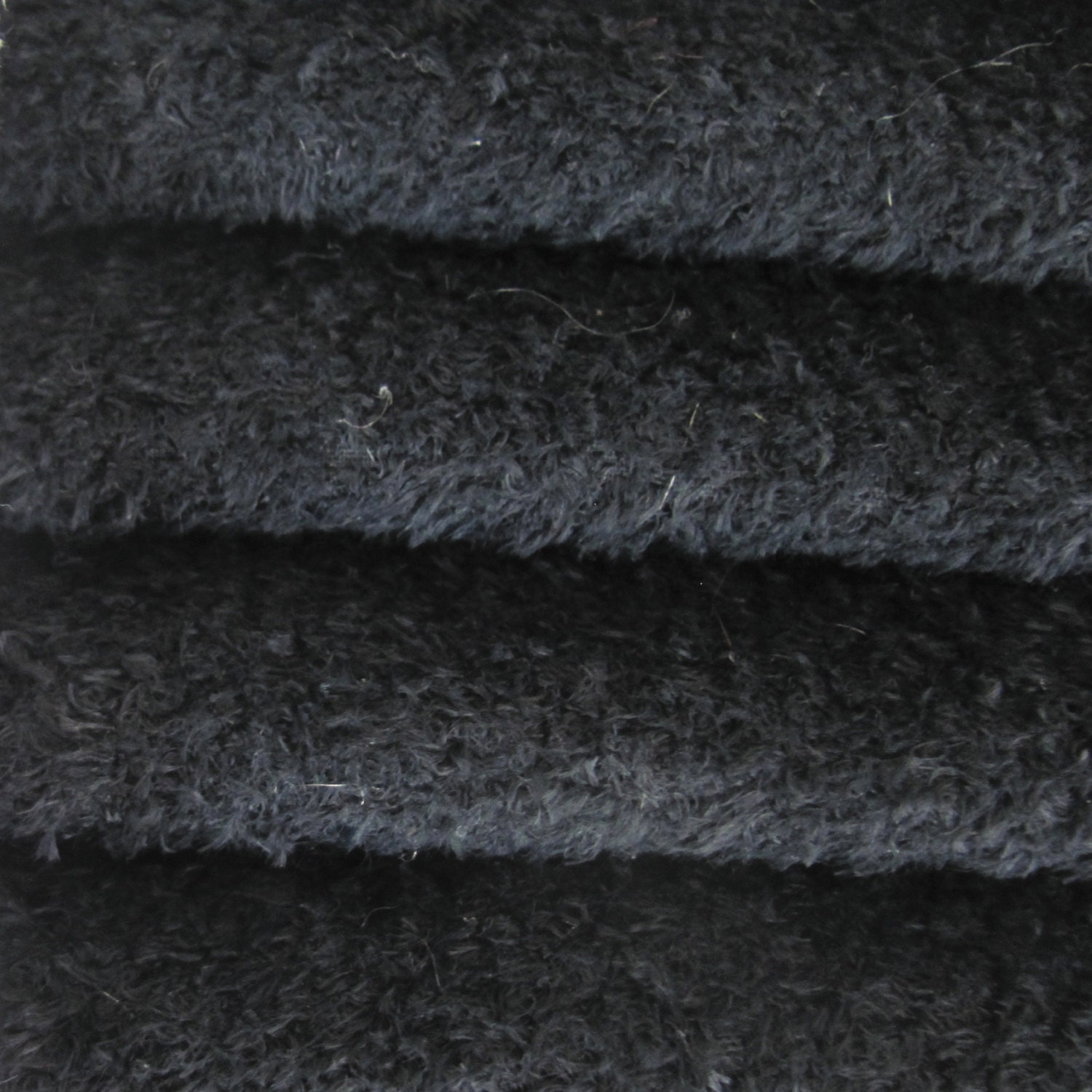 Viscose Fabric 6mm VIS1/SCM 1/6 yard (Fat) in Intercal's Color 124-Black. A German Viscose Fur Fabric for Teddy Bear Art Doll Sewing