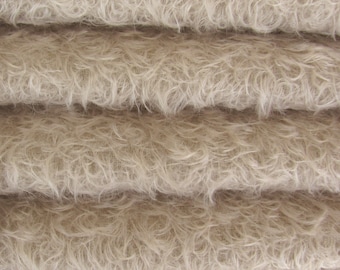 Quality 325S/CM - Mohair - 1/4 yard (Fat) in Intercal's Color 569S-Silver Grey. A German Mohair Fabric