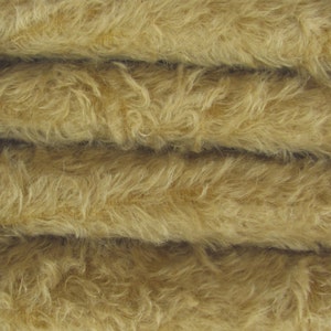 Mohair 5/8&quot; (16 mm) 325S/C 1/4 yard (Fat) in Intercal&#39;s Color 322S-Buckwheat A German Mohair Fur Fabric for Teddy Bear Making, Arts & Crafts