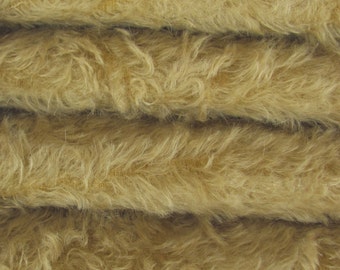 Quality 325S/C - Mohair - 1/4 yard (Fat) in Intercal's Color 322S-Buckwheat. A German Mohair Fur Fabric for Teddy Bear Making, Arts & Crafts