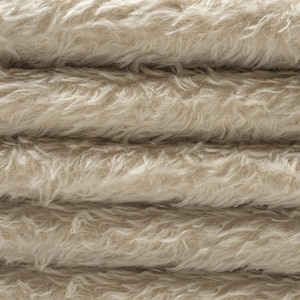 Mohair 5/8&quot; (16 mm) 325H - 1/4 yard (Fat) in Intercal&#39;s Color 485S-Oatmeal. A German Mohair Fur Fabric for Teddy Bear Making, Arts & Crafts