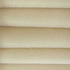 Mohair Fabric 4mm 420S - 1/4 yard (Fat) in Intercal&#39;s Color 100-White. A German Mohair Teddy Bear Doll Making Fabric, Handmade Arts & Crafts