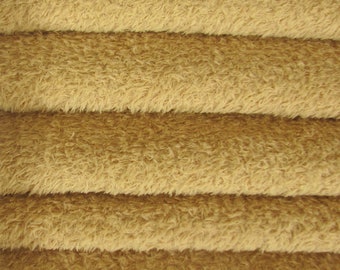 Quality VIS1/SCM - Viscose -1/4 yard (Fat) in Intercal's Color 202S-Vintage Gold. A German Viscose Fur Fabric for Teddy Bear Making & Crafts