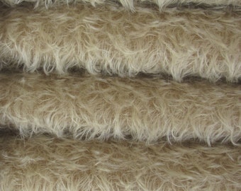 Quality 325S/CM - Mohair-1/4 yard (Fat) in Intercal's Color 545S-Sand. A German Mohair Fur Fabric for Teddy Bear Making, Arts & Crafts