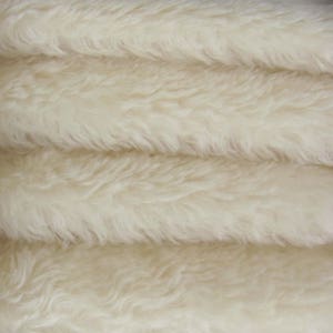Mohair 785V, 3/4&quot; (20 mm), 1/6 yard (Fat) in Intercal&#39;s Color 100-White. German Mohair Fur Fabric for Teddy Bear Doll Making, Arts & Crafts