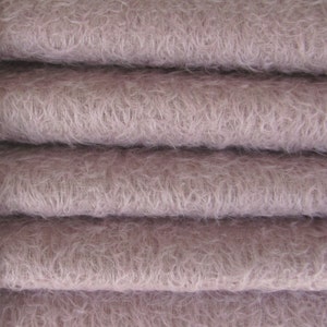 Teddy Bear Mohair 1/2&quot; (12mm) 300S/CM 1/6 yard (Fat) Intercal&#39;s Color 529S-Lilac German Mohair Furry Fabric Handmade Creations Arts & Crafts