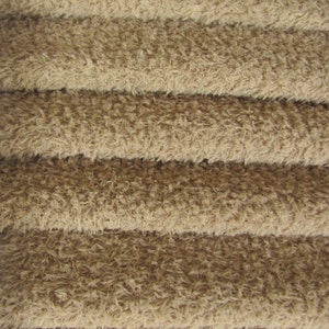 Viscose Fabric 6mm VIS1/SCM 1/6 yard (Fat) in Intercal&#39;s Color 402S-Stone. A German Viscose Teddy Bear Art Doll Fabric for Handmade Sewing