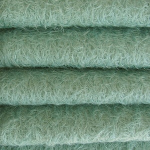Mohair 1/2&quot; (12mm) 300S/CM 1/6 yard (Fat) in Intercal&#39;s Color 577S-Teal Teddy Bear Mohair Fabric for Handmade Teddy Bear Dolls Art & Crafts