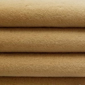 Alpaca Mohair Fabric 3/8&quot; (9mm) ALP7/S 1/6 yard (Fat) Intercal&#39;s Color 406S-Wild Honey German Alpaca Fur Fabric for Upholstery & Teddy Bears