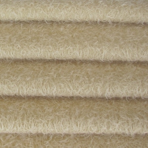 Mohair 1/2&quot; (12 mm) 300S/CM 1/4 yard (Fat) in Intercal&#39;s Color 528S-Cream. A German Mohair Fur Fabric for Teddy Bear Making, Arts & Crafts