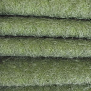 German Teddy Bear Mohair Fabric 1/2&quot; (12mm) 300S/CM 1/6 yard (Fat) in Intercal&#39;s Color 998S-Antique Sage Mohair Fabric Teddy Bear Art Sewing
