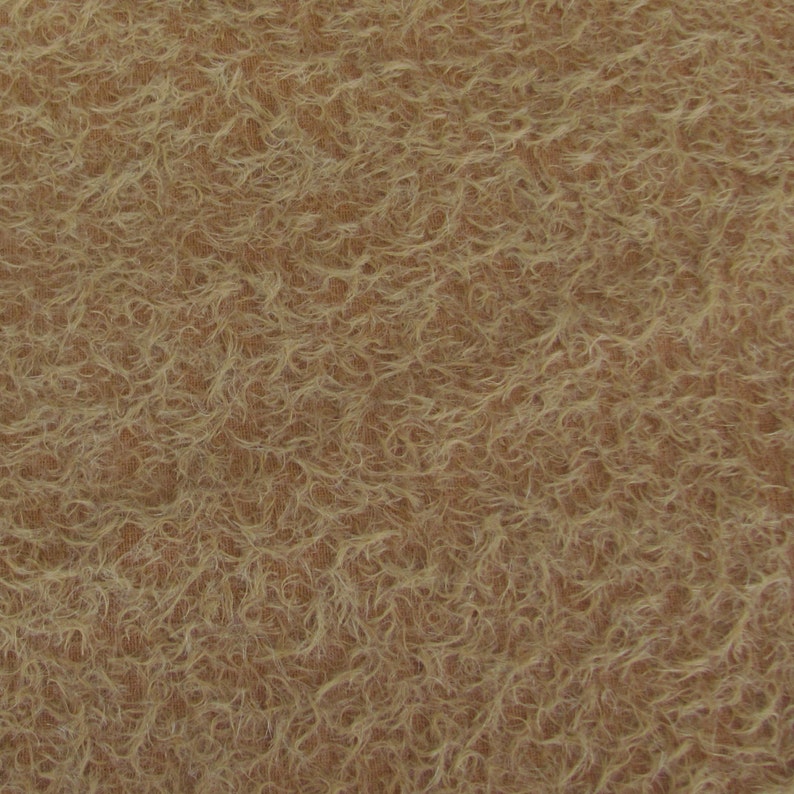 Mohair-13 yard in Intercal/'s Color 340S-Honey Tan A German Mohair Fur Fabric for Teddy Bear Making Quality 300SCM Arts /& Crafts