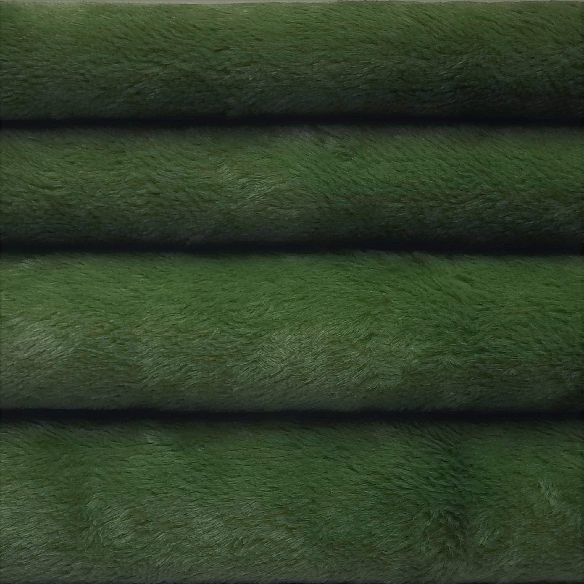 Viscose Fabric 6mm VIS1 1/4 yard (Fat) in Intercal's Color 239S-Forest Green. German Viscose Teddy Bear Making Fabric, Handmade Art & Crafts