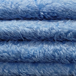 German Mohair Fur Fabric 3/4&quot; (20 mm) 785S/C 1/6 yard (Fat) in Color 447S-Bluebell For Handmade Teddy Bear Doll Creations, Arts & Crafts